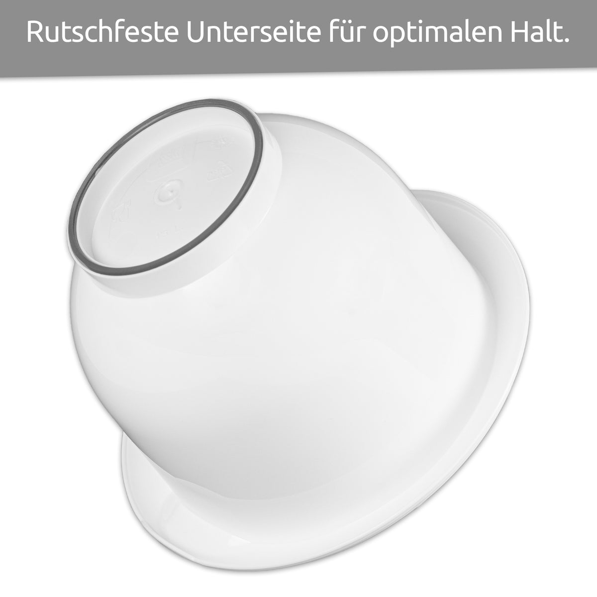 sweeter Rührschüssel 1,5 l mit Rutschgummi & Griffrand – BPA-frei, ø 18,5 cm