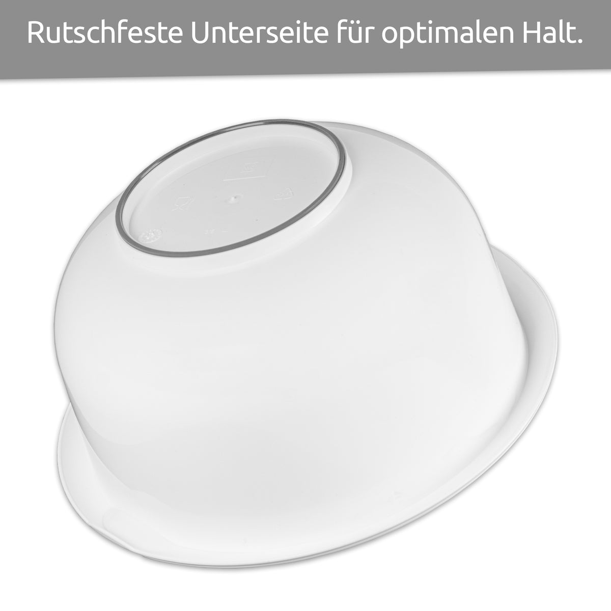 sweeter Rührschüssel-Set 3-tlg. 1,5 l + 2,5 l + 3,5 l – rutschfest, BPA-frei