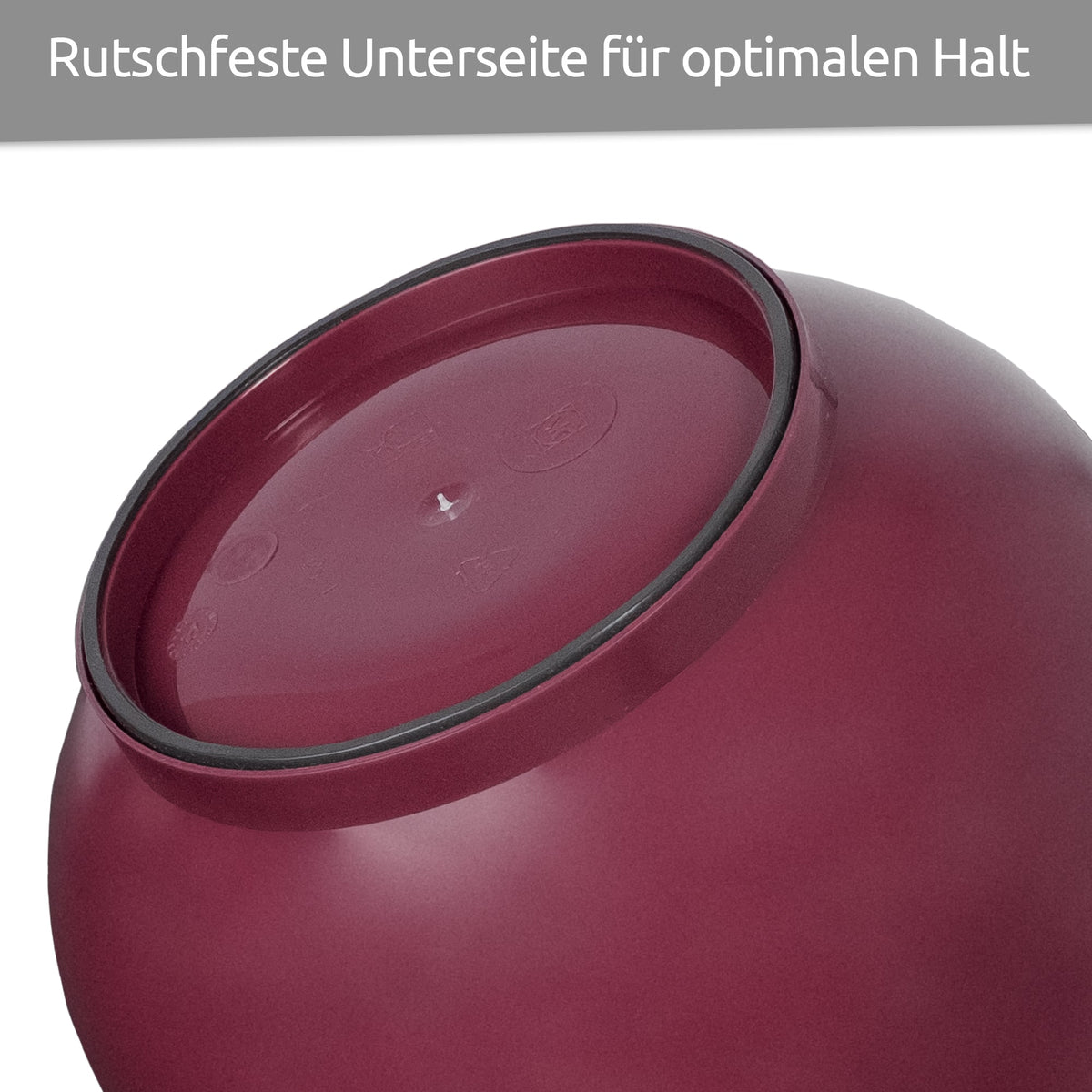 sweeter Rührschüssel 3,5 l mit Rutschgummi & Griffrand – BPA-frei, ø 27 cm