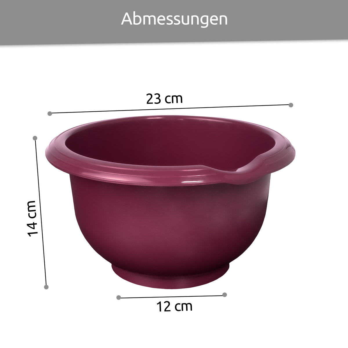 sweeter Rührschüssel-Set 3-tlg. 1,5 l + 2,5 l + 3,5 l – rutschfest, BPA-frei