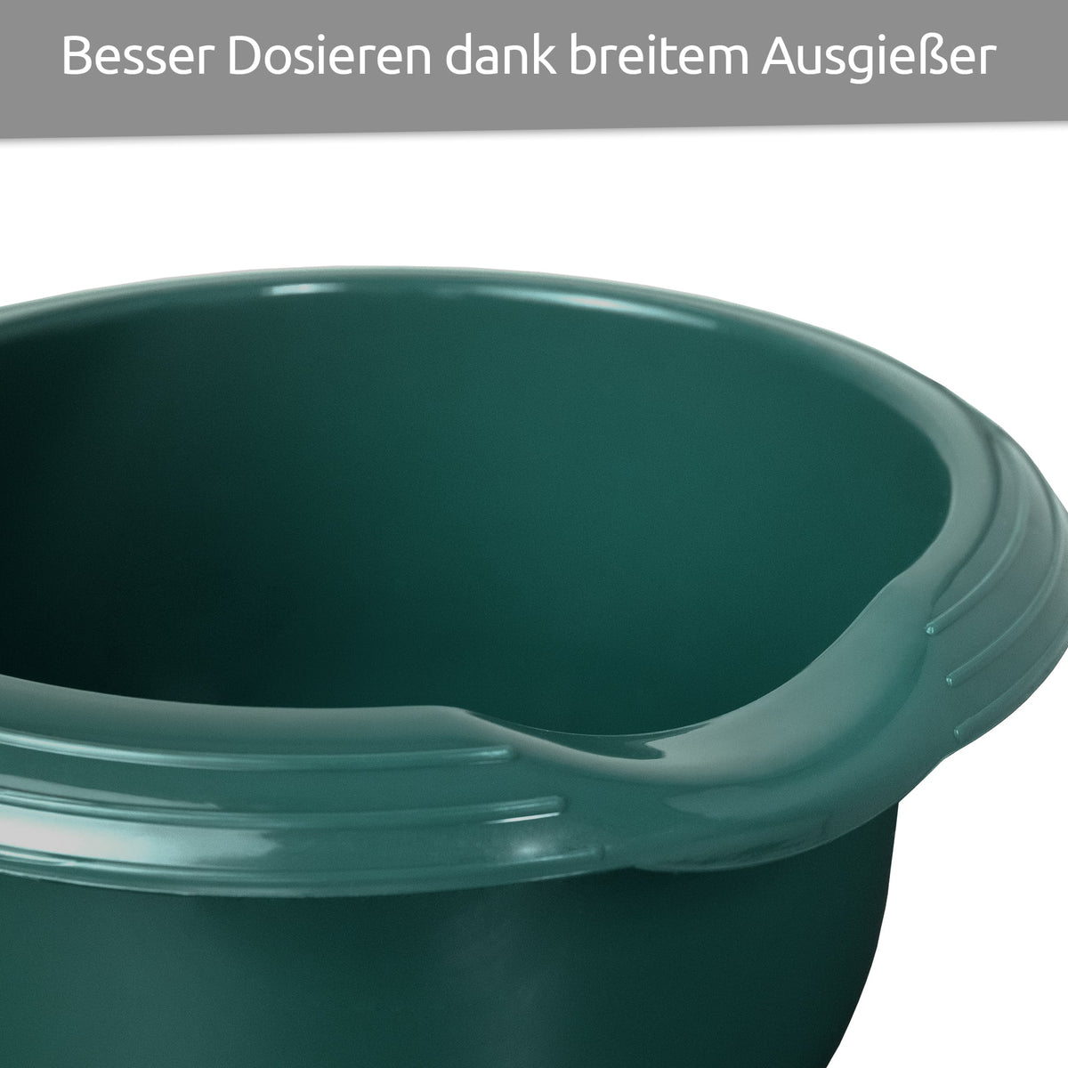 sweeter Rührschüssel 1,5 l mit Rutschgummi & Griffrand – BPA-frei, ø 18,5 cm