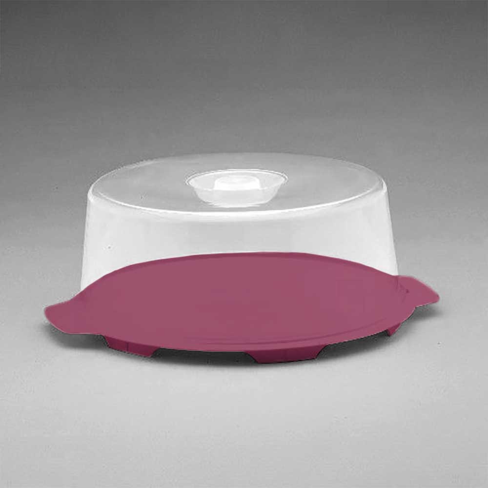 sweeter Torten- und Frischehaube ø 30 cm mit Tortenplatte, Verriegelung & Griff