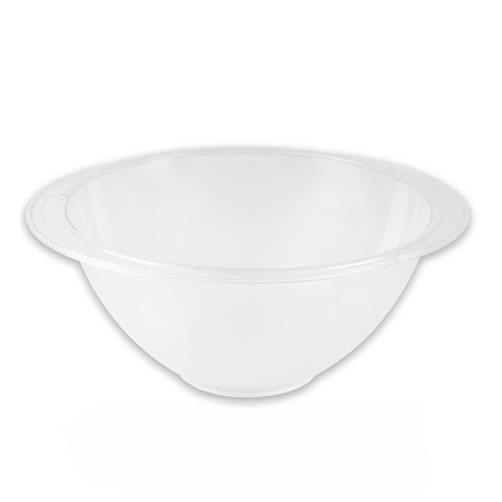 sweeter Salatschüssel 5 l mit Griffen, ø 30 cm – transparent, BPA-frei