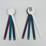 sweeter Salatbesteck aus Kunststoff, 32 cm – Salatlöffel & Salatgabel, BPA-frei