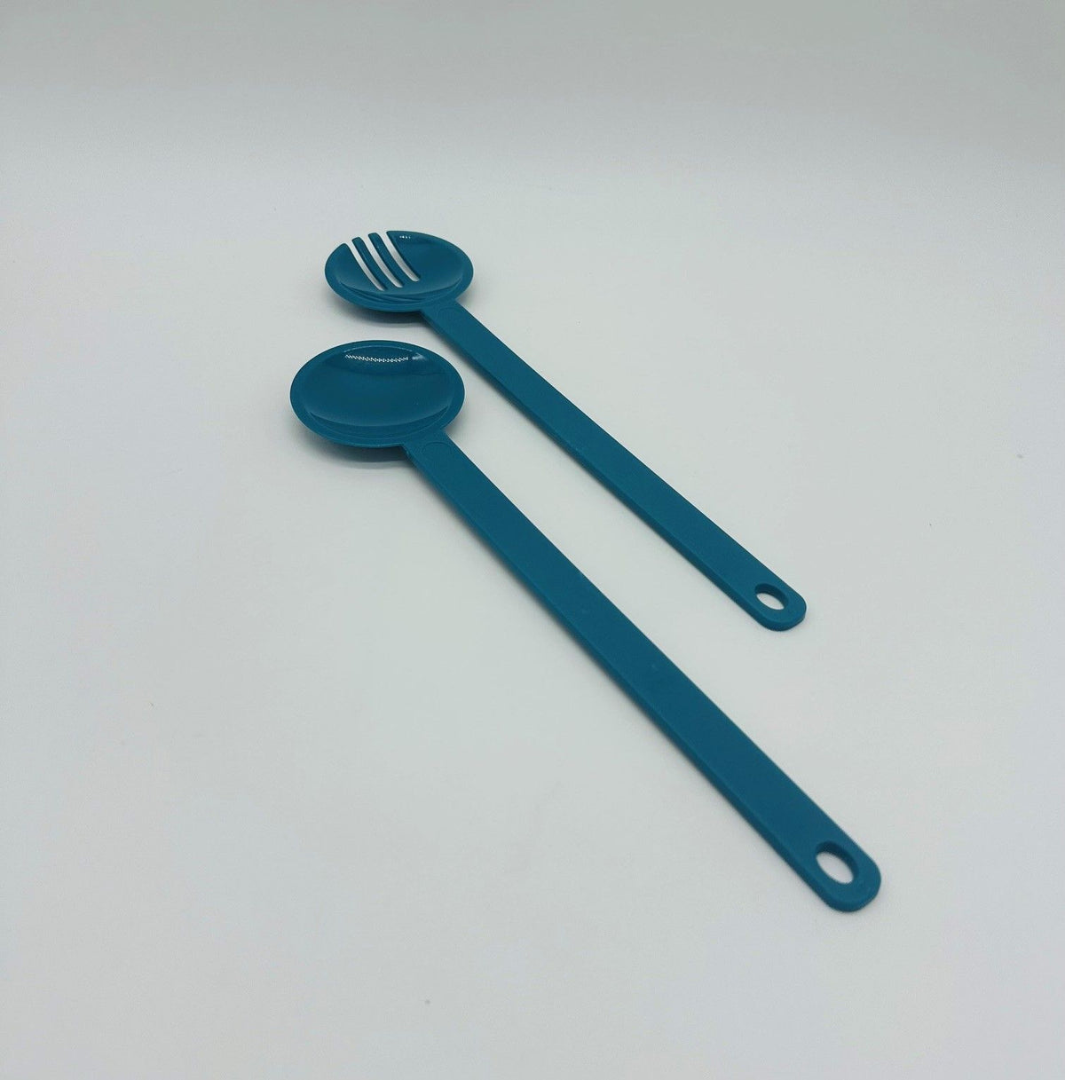 sweeter Salatbesteck aus Kunststoff, 32 cm – Salatlöffel & Salatgabel, BPA-frei