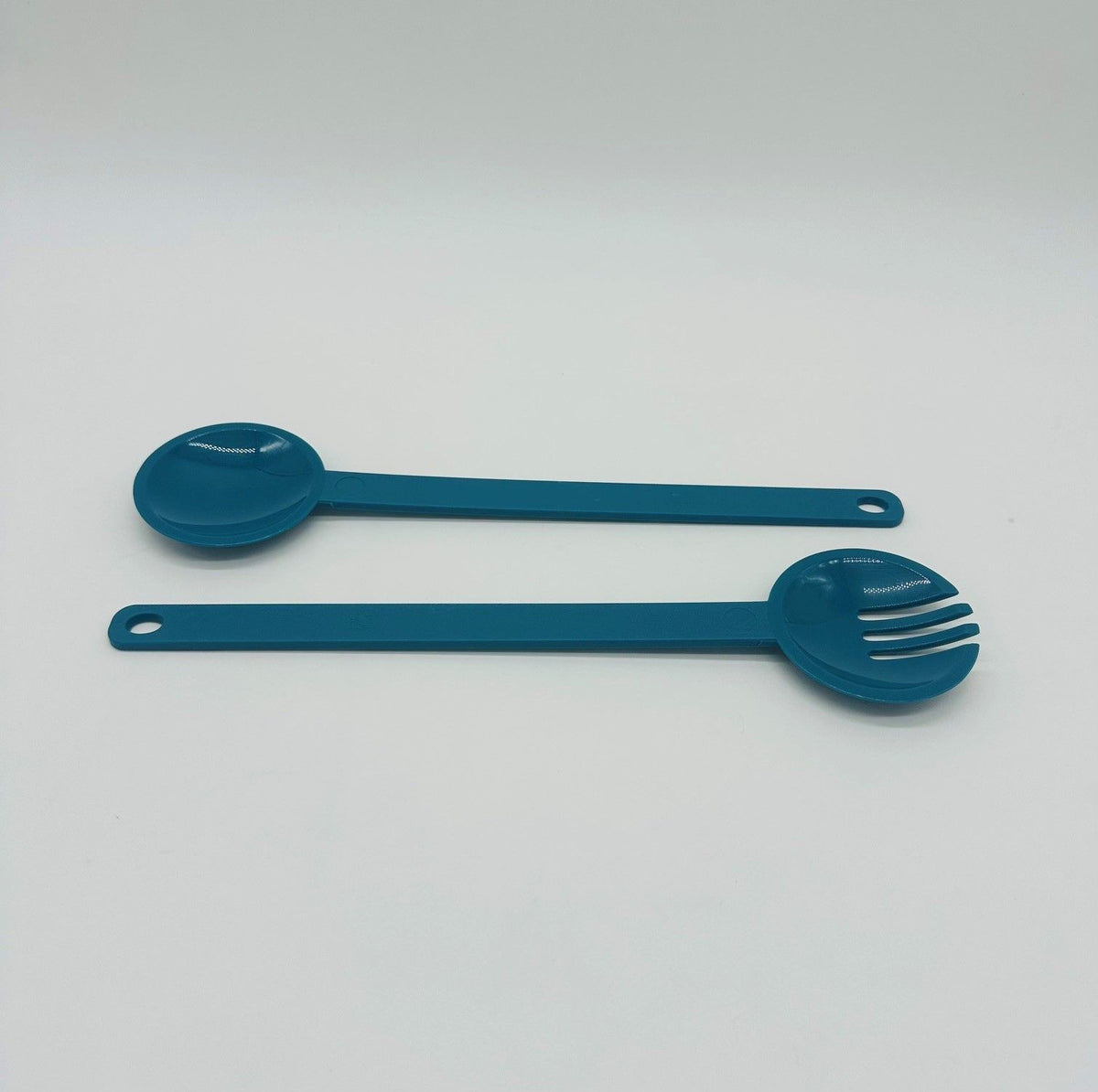 sweeter Salatbesteck aus Kunststoff, 32 cm – Salatlöffel & Salatgabel, BPA-frei