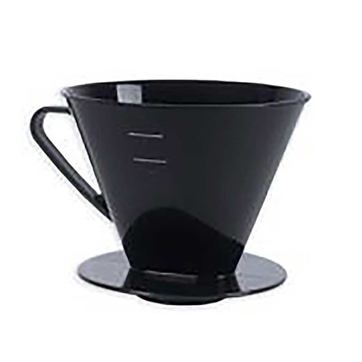 sweeter Kaffeefilter Größe 1x4 – Handfilter aus PP, schwarz, Made in Germany
