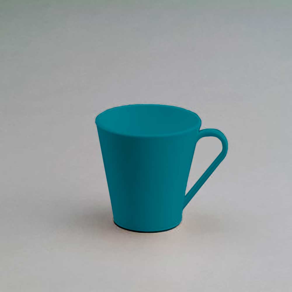 sweeter 4er Set Henkelbecher 0,4 l – robuster Kunststoffbecher, mikrowellengeeignet