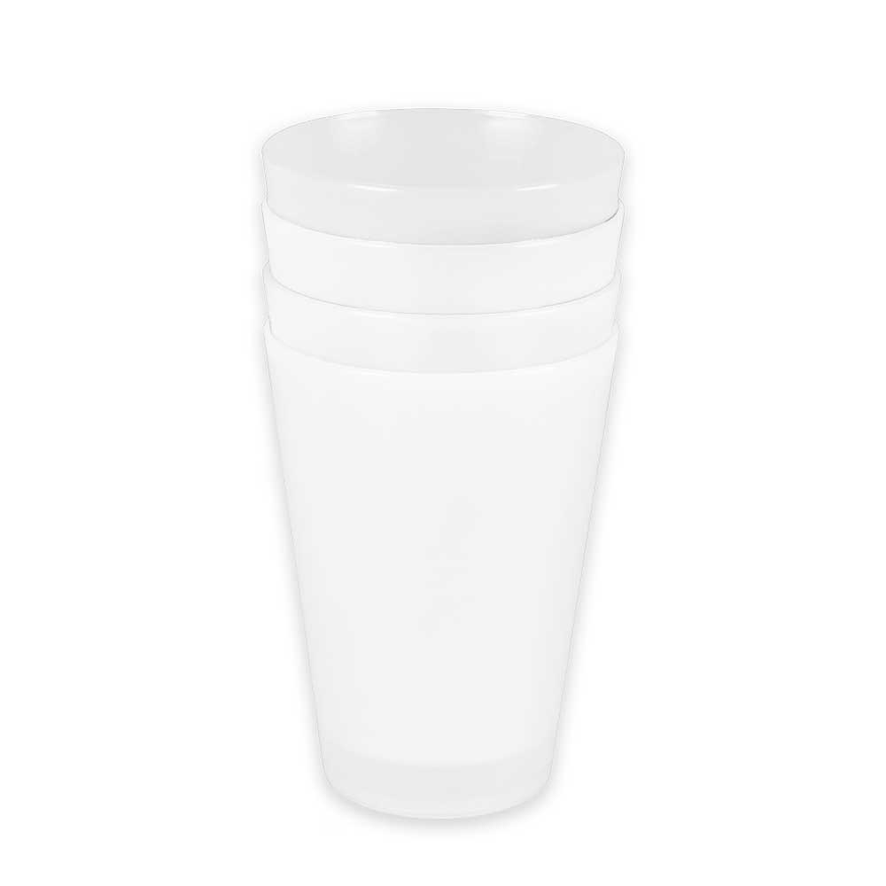 sweeter Trinkbecher 0,25 l - 4er Set– robuster Kunststoffbecher, spülmaschinenfest