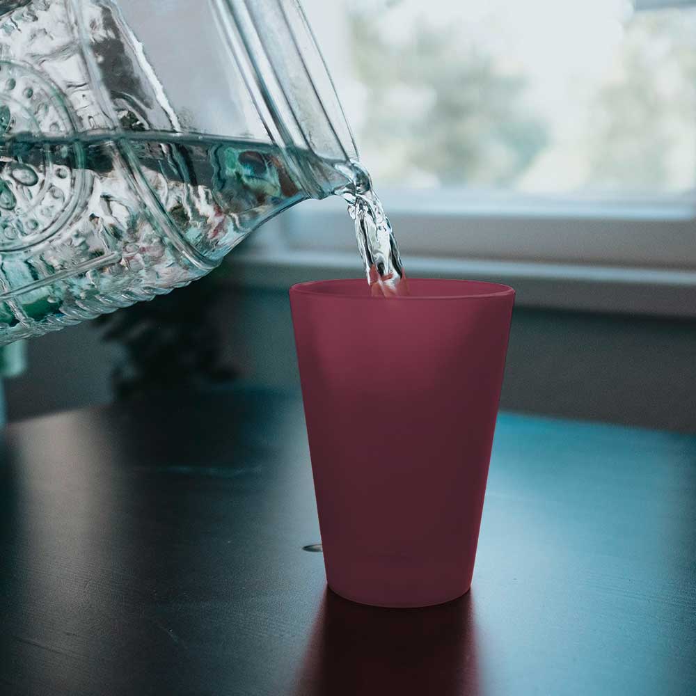 sweeter Trinkbecher 0,25 l - 4er Set– robuster Kunststoffbecher, spülmaschinenfest