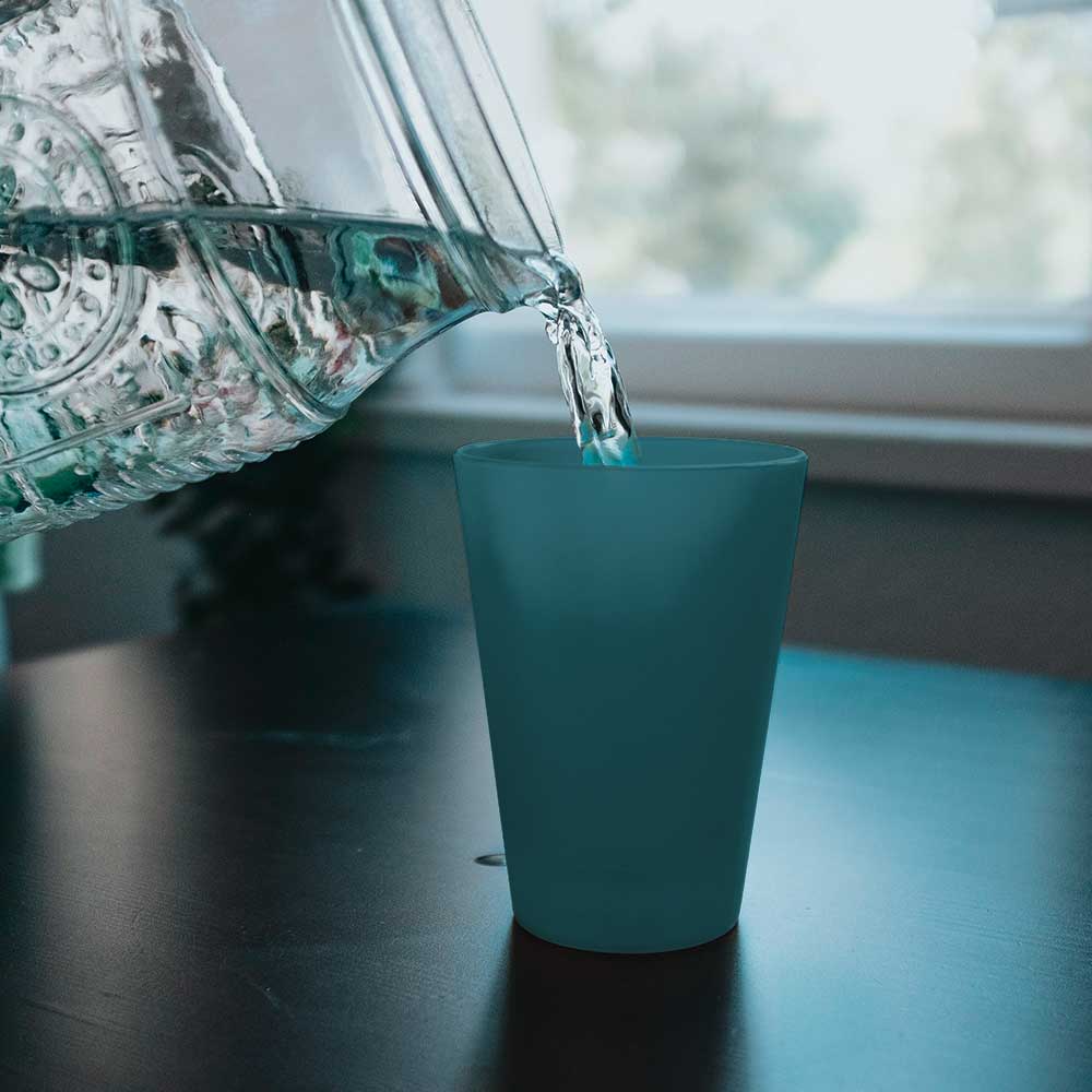 sweeter Trinkbecher 0,25 l - 4er Set– robuster Kunststoffbecher, spülmaschinenfest